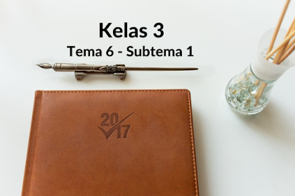 Soal Kelas 3 Tema 6 Subtema 1