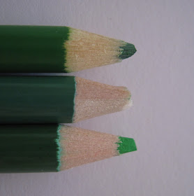Colored pencil tests.