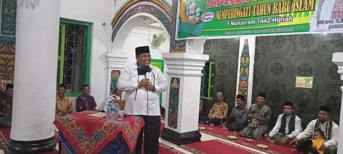 Wabup Suhatri Bur Hadiri Tablik Akbar di Masjid Ampek Lingkung Lubuak Aluang