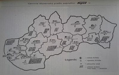 Územie Slovenska podľa expozitúr NUPOD