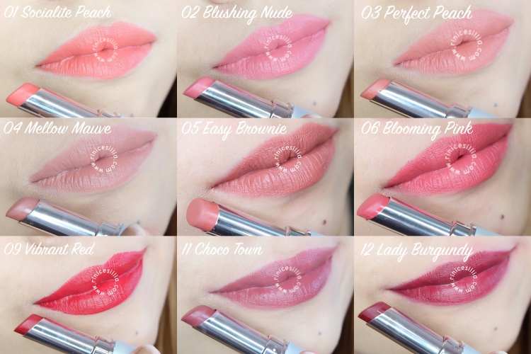 WARDAH INTENSE MATTE LIPSTICK SWATCHES AND REVIEW - Rini 
