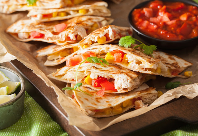 Easy Chicken Quesadillas