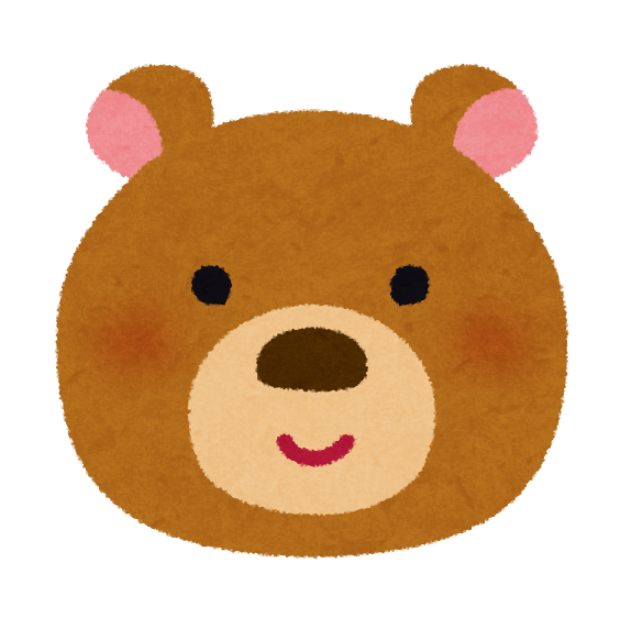 クマの顔のイラスト かわいいフリー素材集 いらすとや