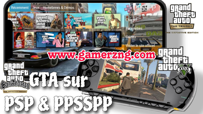 Quels Sont Les Jeux GTA Disponibles sur PSP et PPSSPP? | GTA 5 PSP ou PPSSPP Existe?