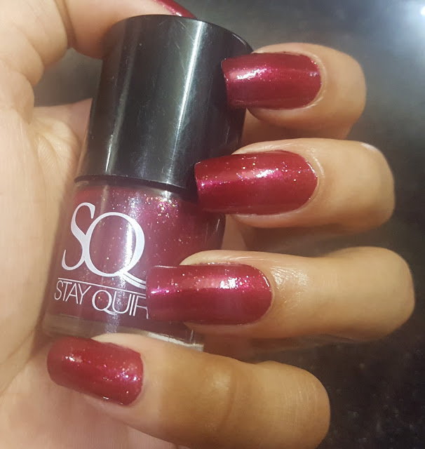 Stay Quirky Nail Polish - Maroon Plum 874 Swatch & Review