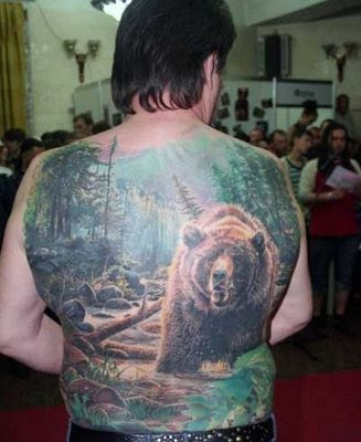 Epic bear tattoo
