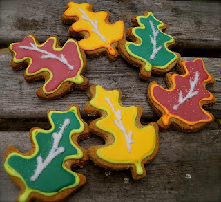 Ma Snax Autumn Leaf Cookies