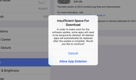 iOS 9 bakal Hapus Aplikasi Setiap Ada Update