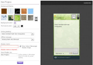 Pasang Chat YM Online di Website/Web blogs