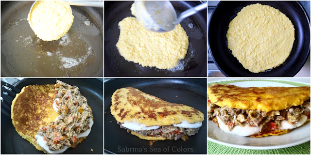 Receta venezolana preparación de Cachapas