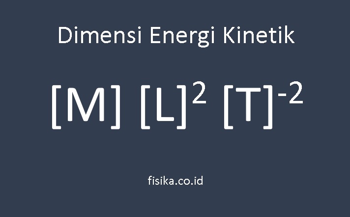 dimensi energi kinetik