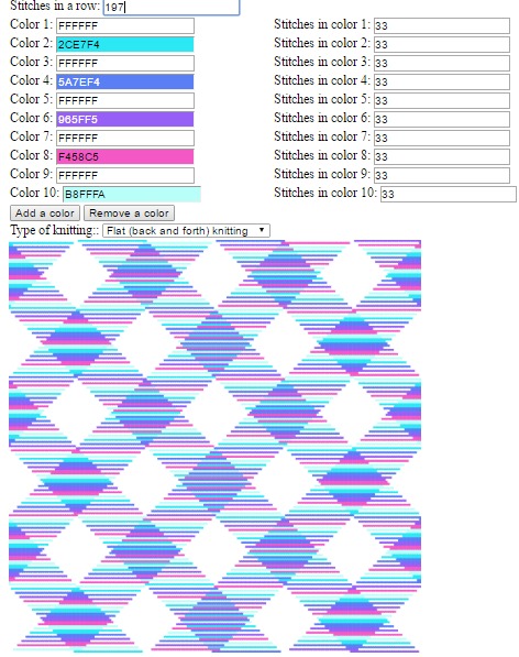 Tutorial: Planned Color Pooling with Long Color Changing Variegated Yarn 