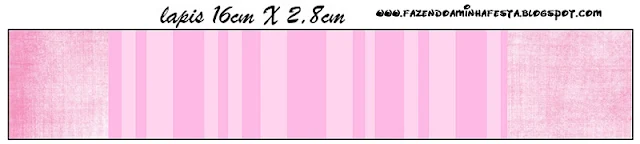 Pink Stripes Free Printable Labels.