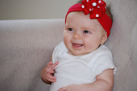 Hailey and her red bow