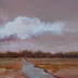 Cloudy Day, Landscape Paintings by Arizona Artist Amy Whitehouse