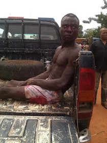 Suspected kidnapper arrested, beaten to pulp in Benue ... (Pics)