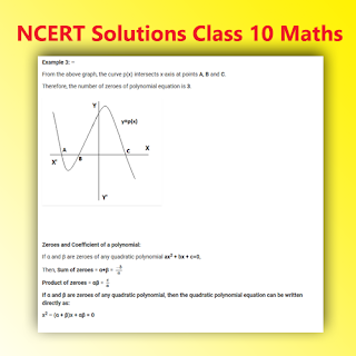 NCERT Solutions Class 10 Maths