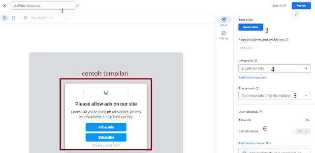 Mengatur Anti AdBlock di Blogger Dengan Fitur dari Adsense