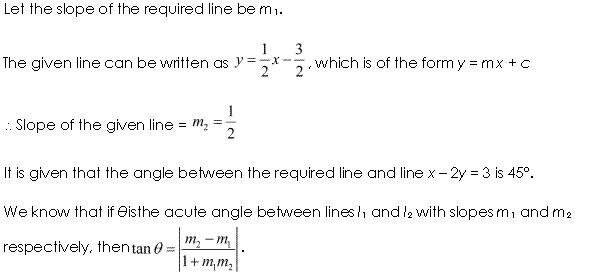 Solutions Class 11 Maths Chapter-10 (Straight Lines)Miscellaneous Exercise