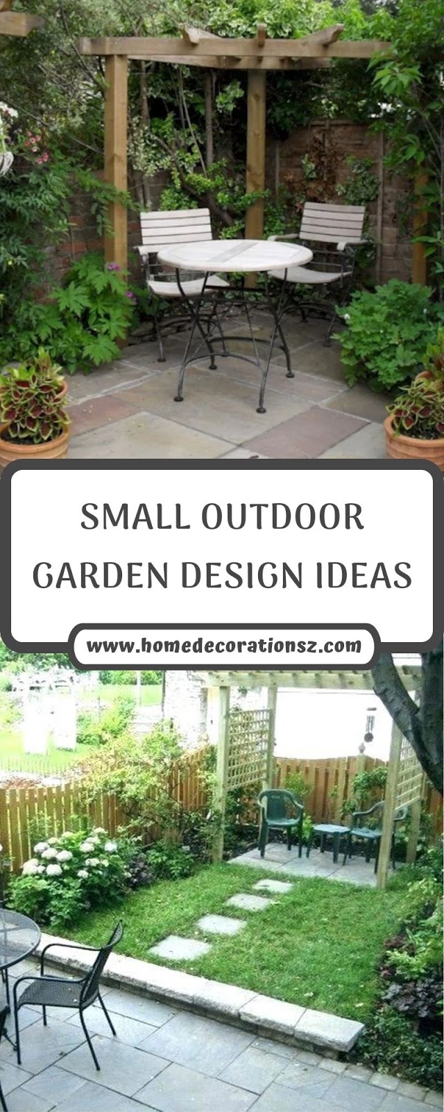 SMALL OUTDOOR GARDEN DESIGN IDEAS