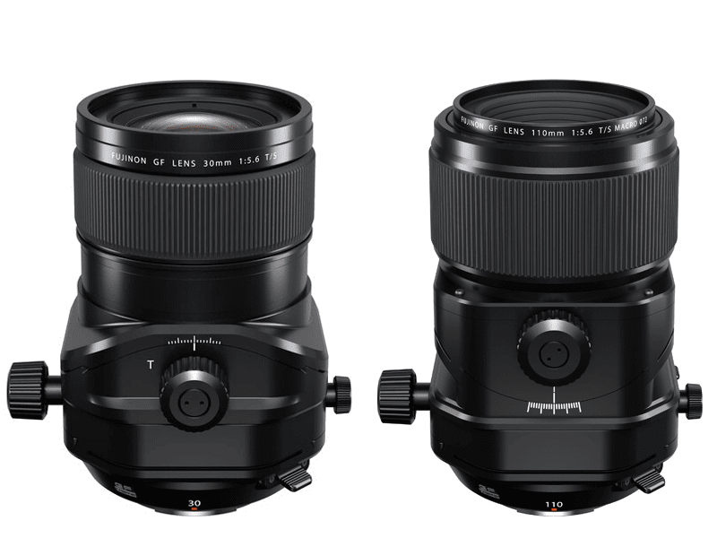 FUJIFILM's two new tilt-shift lenses for the GFX cameras