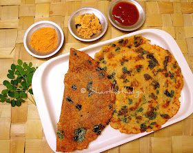 Quinoa drumstick leaves adai.