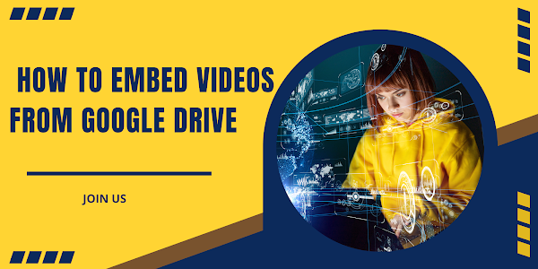 How to embed videos from Google Drive