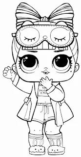 LOL Surprise Free Printable Coloring Pages.