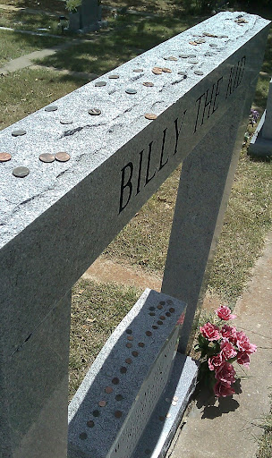 billy the kid grave site. His grave is well kept by the