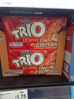 mcvities trio toffee cake crunchers