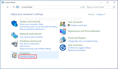 How to Uninstall Applications or Programs in Windows 7, 8, 8.1 & 10