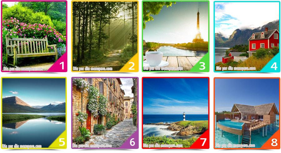 Test: Elige el lugar que más te agrade y descubre que te falta en este momento 