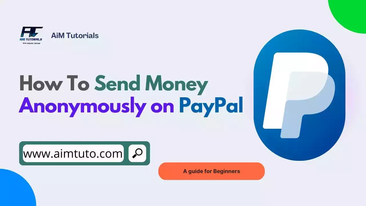 send money anonymously paypal