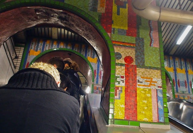 Eduardo Paolozzi mosaics at Tottenham Court Road station, Photo: Bill Hicks