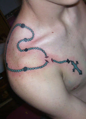 rosary tattoo