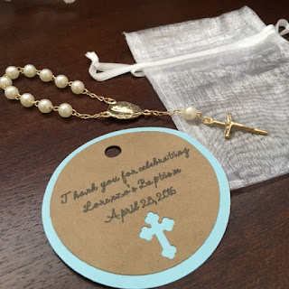 Mini Rosary Favors Baptism