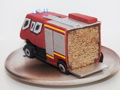 [Le plus populaire! ] gateau anniversaire camion de pompier 266862