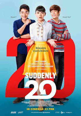 Suddenly Twenty, Filem Thailand, Thai Movie, Adaptasi Filem Korea, Korean Movie Miss Granny, Review Filem Thai Suddenly Twenty, Thai Movie Review, Pelakon Filem Suddenly Twenty, Davika Hoorne, Saharat Sangkapricha, Kritsanapoom Pibulsonggram, Review By Miss Banu, 2016, Pee Mak, My Favorite, Sweet, Comedy, Sinopsis Suddenly Twenty Thai Movie,