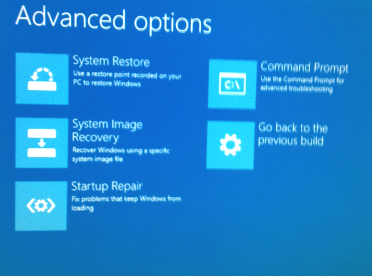 Figure 4 Advacned troubleshooting options