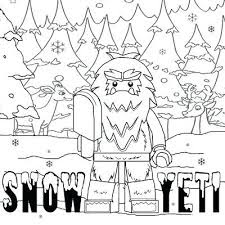 Best Images And Photo Yeti Coloring Pages
