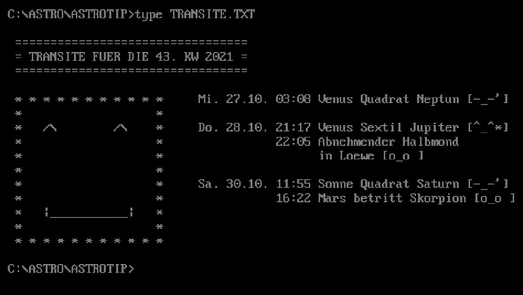 Astro-Tipps dieser Kalenderwoche