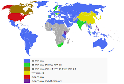 Countries by Date Format