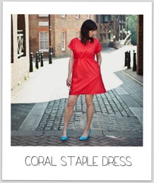 Red Staple Dress at Our Family Four 4