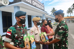 Danlanud RSA Pimpin Apel Khusus Jelang Cuti Lebaran Idul Fitri dan Menyerahkan Bingkisan Lebaran 