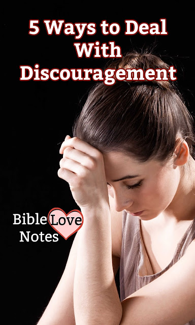 This 1-minute devotion offers 5 Ways to Deal With Discouragement each one from Scripture.