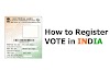 How to Register to Vote in india -हिंदी