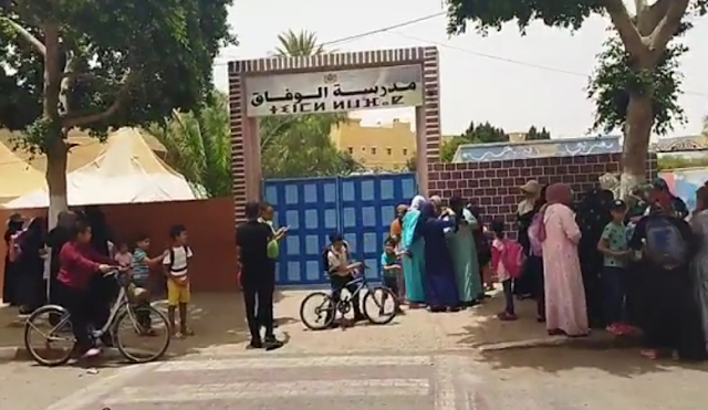 تارودانت .. توالي السرقات داخل مدرسة ابتدائية يخرج أمهات التلاميذ للاحتجاج