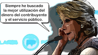 Esperanza Aguirre y el dinero público