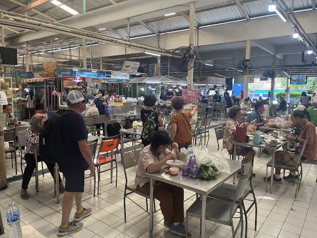 the food court at Or Tor Kor Market, Bangkok, Thailand