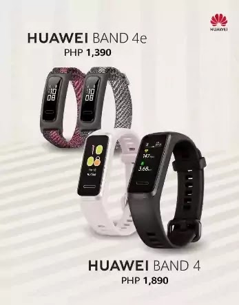 Huawei Band 4 and Band 4e